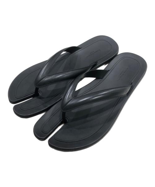 Maison Margiela（メゾンマルジェラ）Maison Margiela (メゾンマルジェラ) Tabi トングサンダル ブラック サイズ:42の古着・服飾アイテム