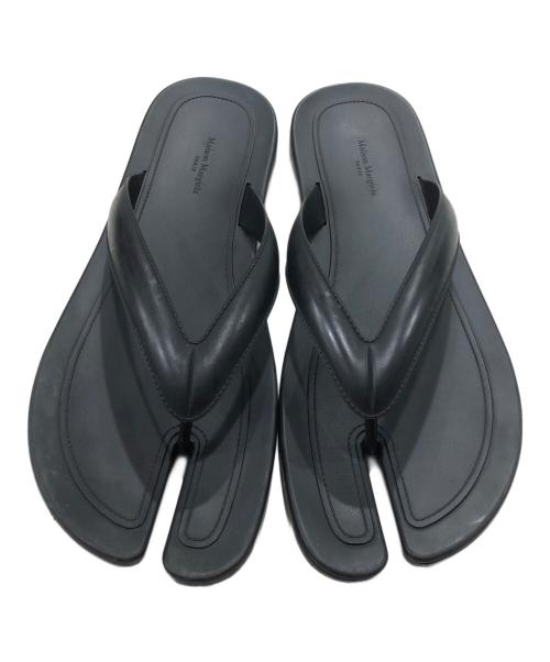 Maison Margiela（メゾンマルジェラ）Maison Margiela (メゾンマルジェラ) Tabi トングサンダル ブラック サイズ:42の古着・服飾アイテム