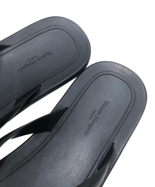 Maison Margiela（メゾンマルジェラ）Maison Margiela (メゾンマルジェラ) Tabi トングサンダル ブラック サイズ:42の古着・服飾アイテム