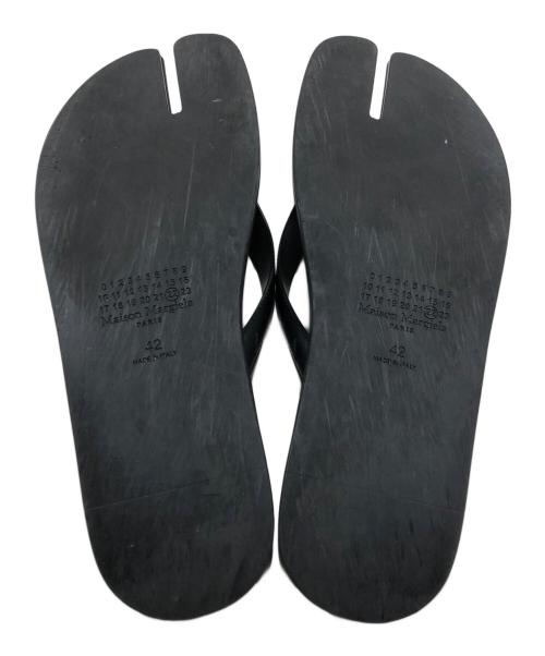 Maison Margiela（メゾンマルジェラ）Maison Margiela (メゾンマルジェラ) Tabi トングサンダル ブラック サイズ:42の古着・服飾アイテム