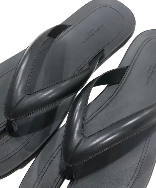 Maison Margiela（メゾンマルジェラ）Maison Margiela (メゾンマルジェラ) Tabi トングサンダル ブラック サイズ:42の古着・服飾アイテム