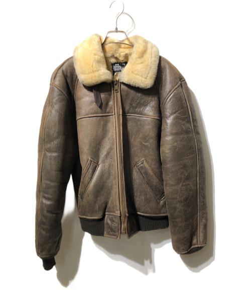 SCHOTT BROS.（ショット）SCHOTT BROS. (ショットブロス) B-6ムートンフライトジャケット ブラウン サイズ:38の古着・服飾アイテム