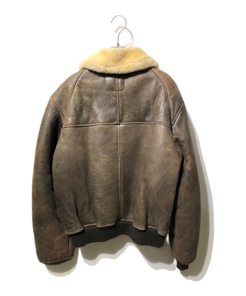 SCHOTT BROS.（ショット）SCHOTT BROS. (ショットブロス) B-6ムートンフライトジャケット ブラウン サイズ:38の古着・服飾アイテム
