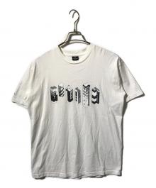 stussy CUSTOM MADE（ストゥーシカスタムメイド）の古着「プリントTシャツ」｜ホワイト