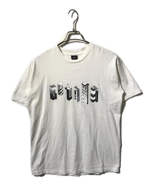 stussy CUSTOM MADE（ストゥーシカスタムメイド）STUSSY CUSTOM MADE (ストゥーシカスタムメイド) プリントTシャツ ホワイト サイズ:FREEEの古着・服飾アイテム