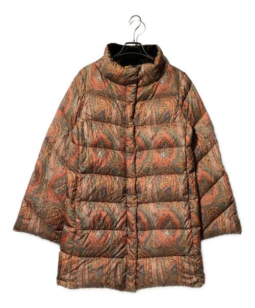 ETRO（エトロ）ETRO (エトロ) ペイズリー柄ダウンジャケット マルチカラー サイズ:38の古着・服飾アイテム