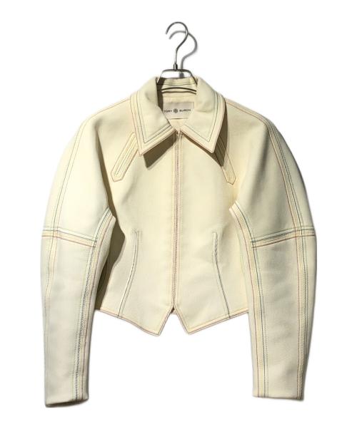 TORY BURCH（トリーバーチ）TORY BURCH (トリーバーチ) コットンツイルジャケット ベージュの古着・服飾アイテム