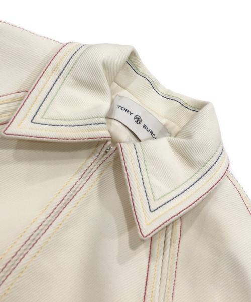 TORY BURCH（トリーバーチ）TORY BURCH (トリーバーチ) コットンツイルジャケット ベージュの古着・服飾アイテム