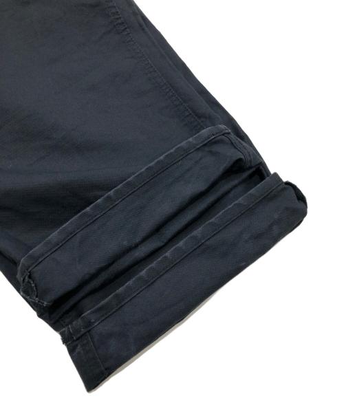 Graphpaper（グラフペーパー）Graphpaper (グラフペーパー) Washi Duck Two Tuck Pants ブラック サイズ:3の古着・服飾アイテム