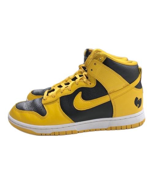 NIKE（ナイキ）NIKE (ナイキ) WU-TANG (ウータン) Dunk High Retro PRM イエロー×ブラック サイズ:US8.5/UK7.5/EUR42の古着・服飾アイテム