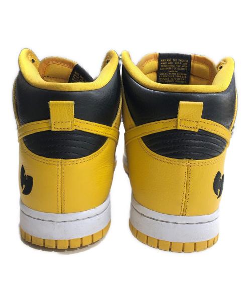 NIKE（ナイキ）NIKE (ナイキ) WU-TANG (ウータン) Dunk High Retro PRM イエロー×ブラック サイズ:US8.5/UK7.5/EUR42の古着・服飾アイテム