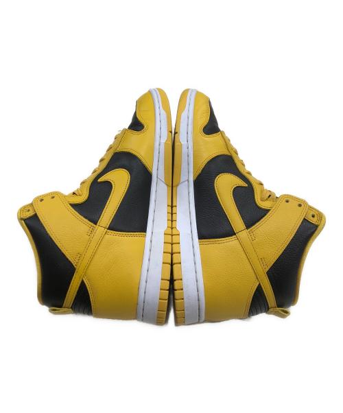 NIKE（ナイキ）NIKE (ナイキ) WU-TANG (ウータン) Dunk High Retro PRM イエロー×ブラック サイズ:US8.5/UK7.5/EUR42の古着・服飾アイテム