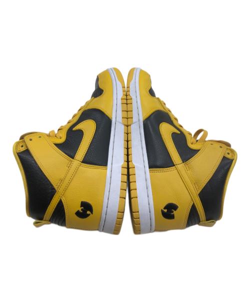 NIKE（ナイキ）NIKE (ナイキ) WU-TANG (ウータン) Dunk High Retro PRM イエロー×ブラック サイズ:US8.5/UK7.5/EUR42の古着・服飾アイテム