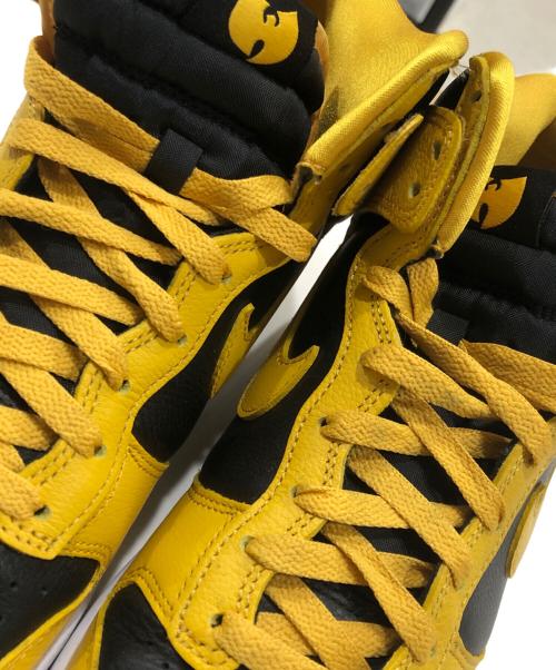 NIKE（ナイキ）NIKE (ナイキ) WU-TANG (ウータン) Dunk High Retro PRM イエロー×ブラック サイズ:US8.5/UK7.5/EUR42の古着・服飾アイテム