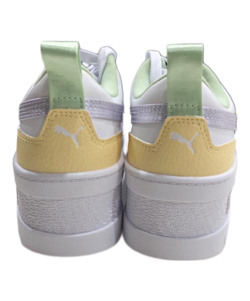 PUMA（プーマ）PUMA (プーマ) ウィメンズ メイズ ウェッジ スニーカー ホワイト サイズ:23.5の古着・服飾アイテム