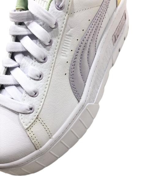 PUMA（プーマ）PUMA (プーマ) ウィメンズ メイズ ウェッジ スニーカー ホワイト サイズ:23.5の古着・服飾アイテム