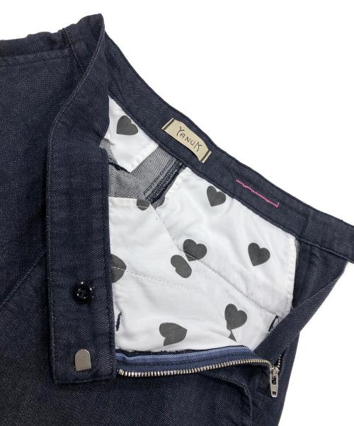 YANUK（ヤヌーク）YANUK (ヤヌーク) 樋口かほり デニムパンツ/クロップドテーパード インディゴ サイズ:Sの古着・服飾アイテム