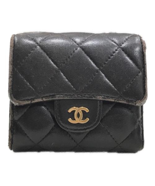 CHANEL（シャネル）CHANEL (シャネル) 3つ折り財布 ブラウンの古着・服飾アイテム