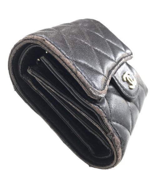 CHANEL（シャネル）CHANEL (シャネル) 3つ折り財布 ブラウンの古着・服飾アイテム