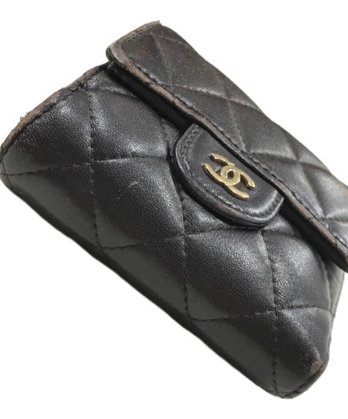 CHANEL（シャネル）CHANEL (シャネル) 3つ折り財布 ブラウンの古着・服飾アイテム