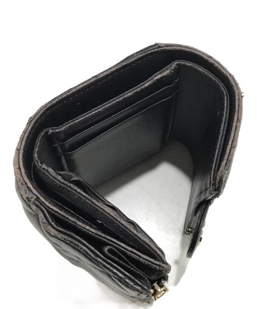 CHANEL（シャネル）CHANEL (シャネル) 3つ折り財布 ブラウンの古着・服飾アイテム