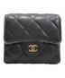 CHANEL（シャネル）の古着「3つ折り財布」｜ブラウン