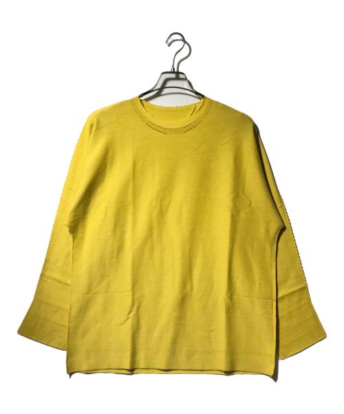 ISSEY MIYAKE A-POC ABLE（イッセイ ミヤケエイポック エイブル）ISSEY MIYAKE A-POC ABLE (イッセイ ミヤケエイポック エイブル) 1枚布カットソー イエロー サイズ:1の古着・服飾アイテム