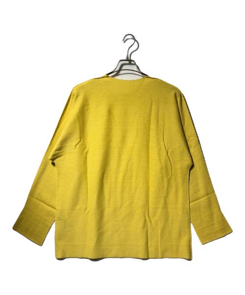 ISSEY MIYAKE A-POC ABLE（イッセイ ミヤケエイポック エイブル）ISSEY MIYAKE A-POC ABLE (イッセイ ミヤケエイポック エイブル) 1枚布カットソー イエロー サイズ:1の古着・服飾アイテム
