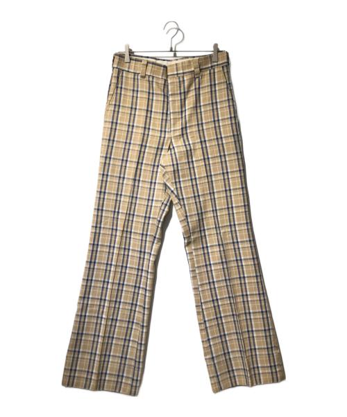 LEVI'S PANATELA（リーバイス パナテラ）LEVI'S PANATELA (リーバイス パナテラ) チェックスラックス ベージュ サイズ:表記なしの古着・服飾アイテム