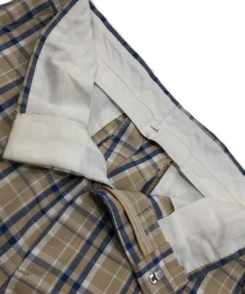 LEVI'S PANATELA（リーバイス パナテラ）LEVI'S PANATELA (リーバイス パナテラ) チェックスラックス ベージュ サイズ:表記なしの古着・服飾アイテム