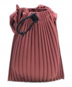 HOMME PLISSE ISSEY MIYAKEオム プリッセ イッセイ ミヤケ）の古着「ショルダーポーチ」｜ピンク