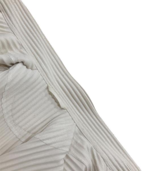 HOMME PLISSE ISSEY MIYAKE（オム プリッセ イッセイ ミヤケ）HOMME PLISSE ISSEY MIYAKE (オム プリッセ イッセイ ミヤケ) プリーツジャケット アイボリー サイズ:2の古着・服飾アイテム