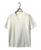 ISSEY MIYAKE MENイッセイミヤケメン）の古着「VネックTシャツ」｜ホワイト