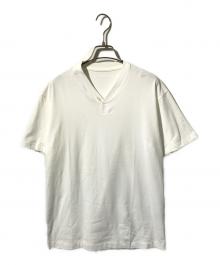 ISSEY MIYAKE MEN（イッセイミヤケメン）の古着「VネックTシャツ」｜ホワイト