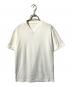 ISSEY MIYAKE MEN（イッセイミヤケメン）の古着「VネックTシャツ」｜ホワイト