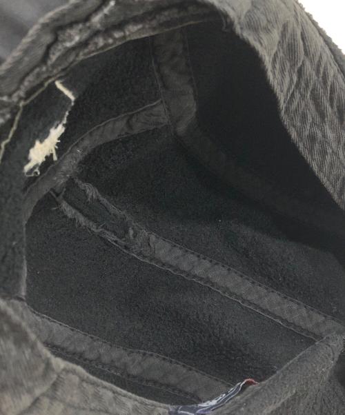 stussy hats（ステューシー）stussy hats (ステューシー) 90'sフリースキャップ ブラックの古着・服飾アイテム