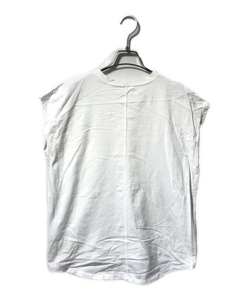 IENA（イエナ）IENA (イエナ) ラウンドテールプルオーバー/ノースリーブカットソー ホワイト サイズ:表記なしの古着・服飾アイテム