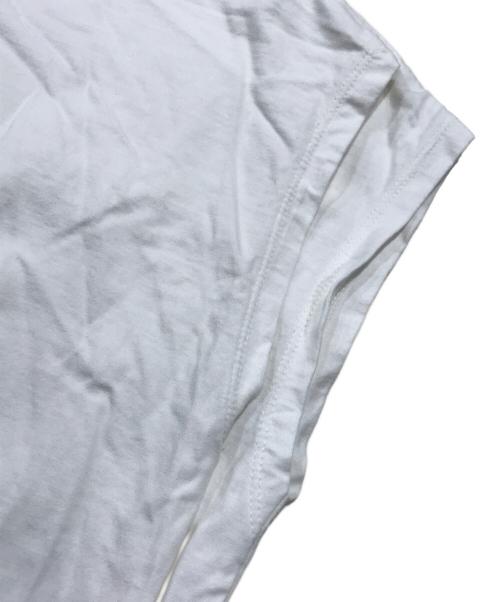 IENA（イエナ）IENA (イエナ) ラウンドテールプルオーバー/ノースリーブカットソー ホワイト サイズ:表記なしの古着・服飾アイテム