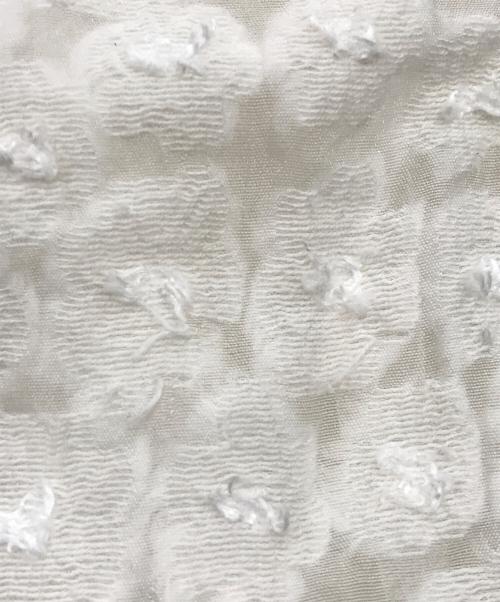 BALLSEY（ボールジィ）BALLSEY (ボールジィ) アリッサムカットジャカード バレルヘムブラウス ホワイト サイズ:36の古着・服飾アイテム