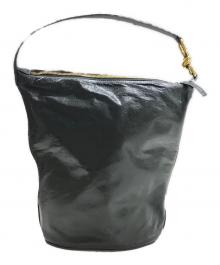 BOTTEGA VENETA（ボッテガベネタ）の古着「ホーボーノットハンドルバッグ」｜グリーン