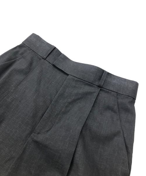 Noble（ノーブル）Noble (ノーブル) 麻ストレッチスラックスパンツ グレー サイズ:38の古着・服飾アイテム