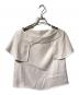 Noble（ノーブル）の古着「スクエアケープスリーブブラウス」｜グレー