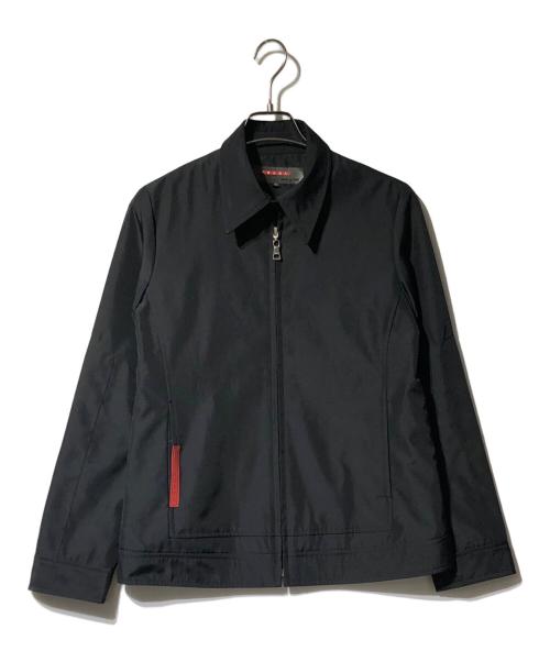 PRADA SPORTS（プラダスポーツ）PRADA SPORTS (プラダスポーツ) ナイロンスタンドカラージャケット ブラック サイズ:66の古着・服飾アイテム