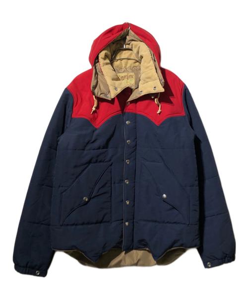 SUGAR CANE（シュガーケーン）SUGAR CANE (シュガーケーン) N/C PADDING JACKET ネイビー×レッド サイズ:XLの古着・服飾アイテム