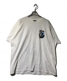 stussy×BORN X RAISED（ステューシー×ボーン レイズド）の古着「8 BALL TEE」｜ホワイト