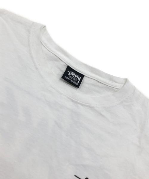 stussy（ステューシー）stussy (ステューシー) BORN X RAISED (ボーン レイズド) 8 BALL TEE ホワイト サイズ:XXLの古着・服飾アイテム