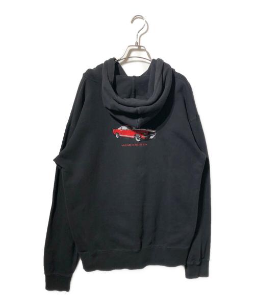 WIND AND SEA（ウィンダンシー）WIND AND SEA (ウィンダンシー) 刺繍プリントPO ブラック サイズ:Lの古着・服飾アイテム