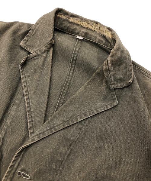 AU MOLINEL（オモリネル）AU MOLINEL (オモリネル) コットンカバオールジャケット ブラウン サイズ:不明の古着・服飾アイテム