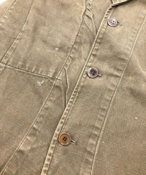 AU MOLINEL（オモリネル）AU MOLINEL (オモリネル) コットンカバオールジャケット ブラウン サイズ:不明の古着・服飾アイテム