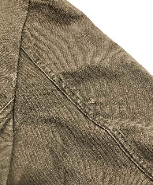 AU MOLINEL（オモリネル）AU MOLINEL (オモリネル) コットンカバオールジャケット ブラウン サイズ:不明の古着・服飾アイテム